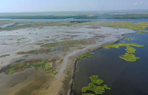 Turning Open Water into Land: Restoring Marsh at Lake Borgne, Louisiana